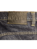 [V1092] Vintage y2k BSAT marineblaue baggy jeans