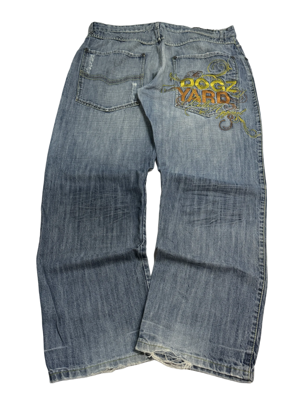 [V1093] Vintage y2k Bullrot blaue baggy jeans (The Bullstrike Team)