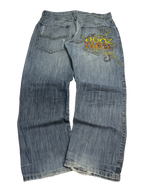 [V1093] Vintage y2k Bullrot blaue baggy jeans (The Bullstrike Team)