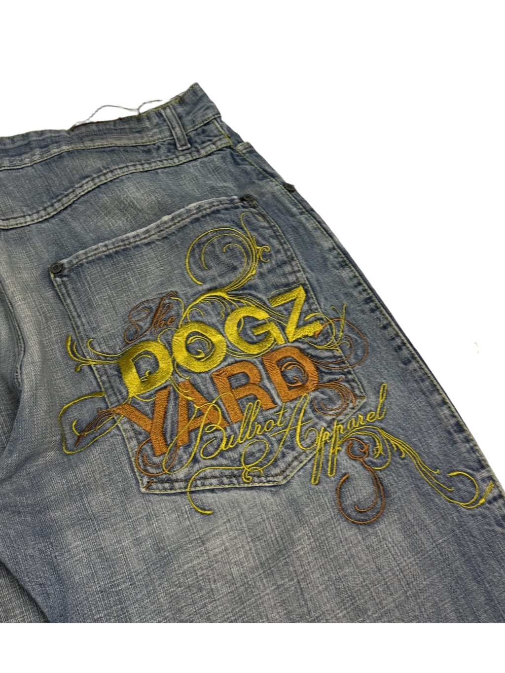 [V1093] Vintage y2k Bullrot blaue baggy jeans (The Bullstrike Team)