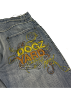 [V1093] Vintage y2k Bullrot blaue baggy jeans (The Bullstrike Team)