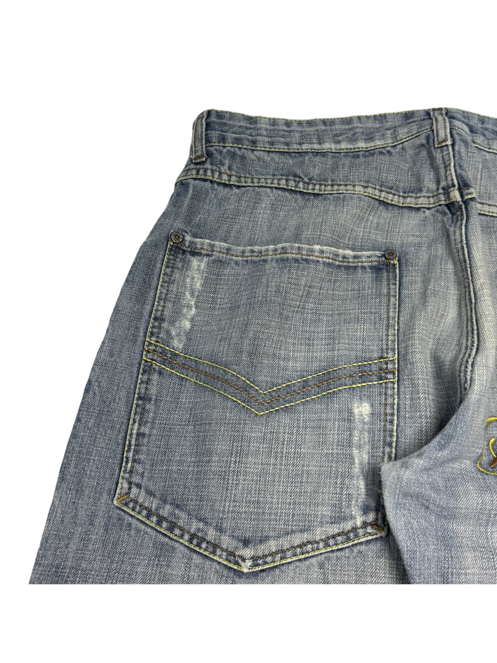 [V1093] Vintage y2k Bullrot blaue baggy jeans (The Bullstrike Team)