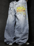 [V1093] Vintage y2k Bullrot blaue baggy jeans (The Bullstrike Team)