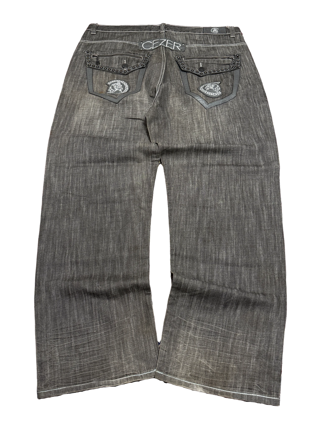 [V1094] Vintage y2k Cezer graue baggy jeans