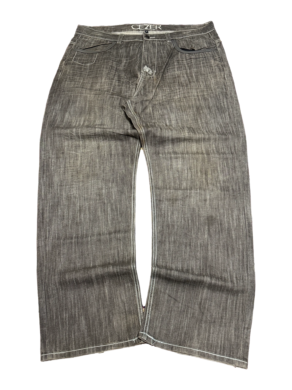 [V1094] Vintage y2k Cezer graue baggy jeans