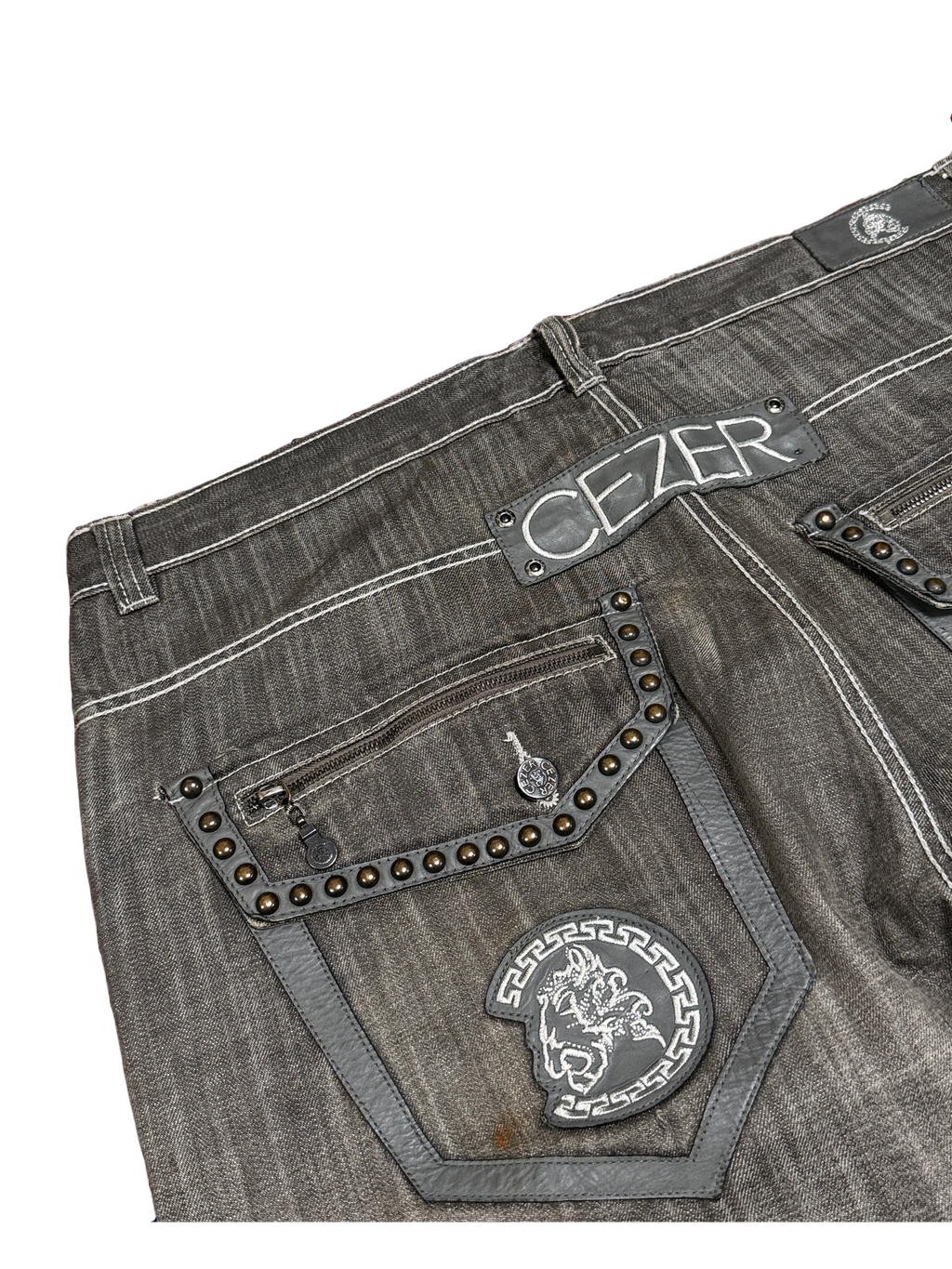 [V1094] Vintage y2k Cezer graue baggy jeans