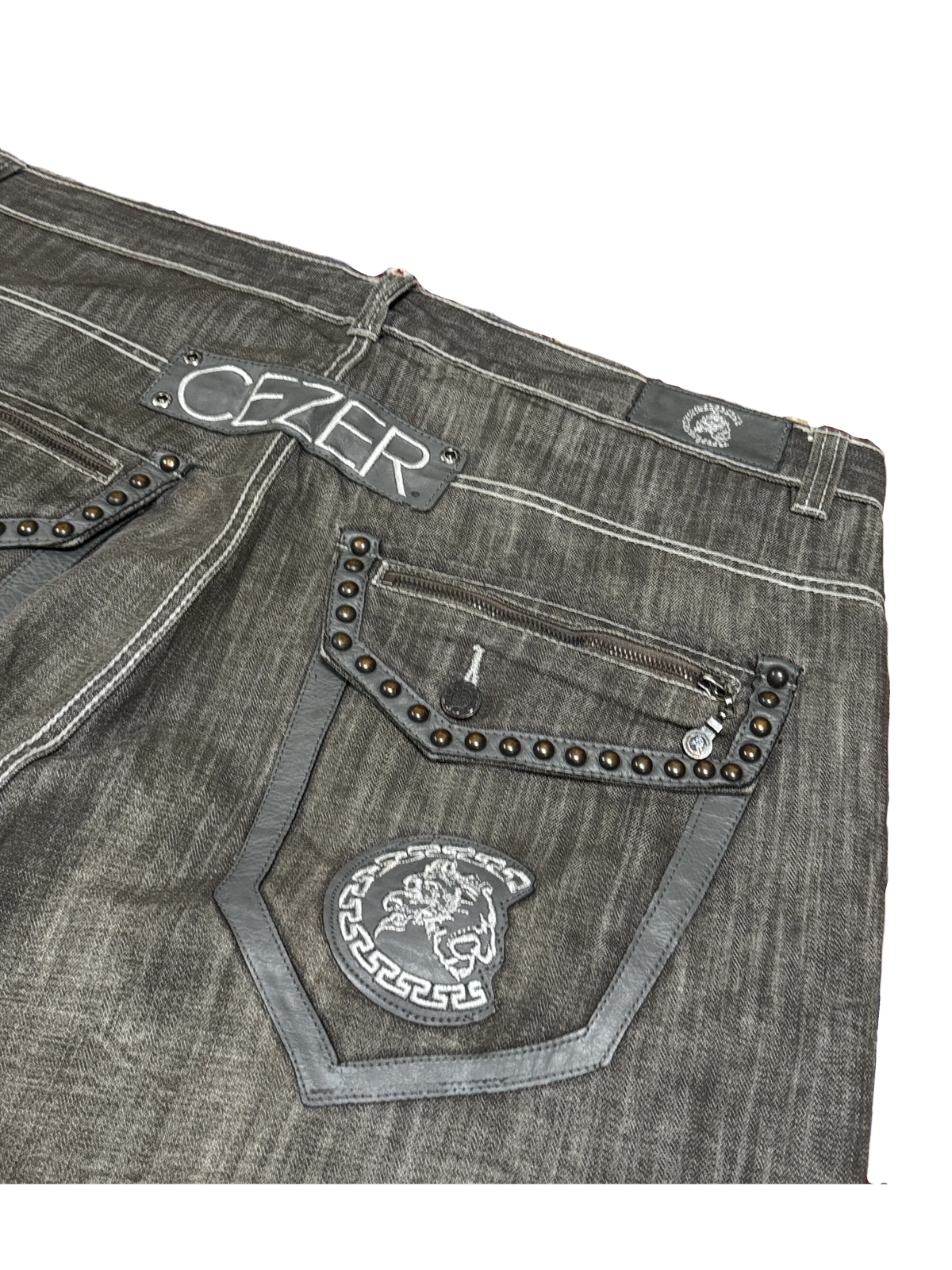 [V1094] Vintage y2k Cezer graue baggy jeans