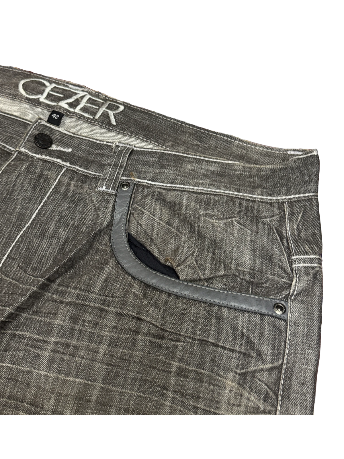 [V1094] Vintage y2k Cezer graue baggy jeans