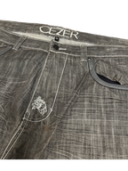 [V1094] Vintage y2k Cezer graue baggy jeans
