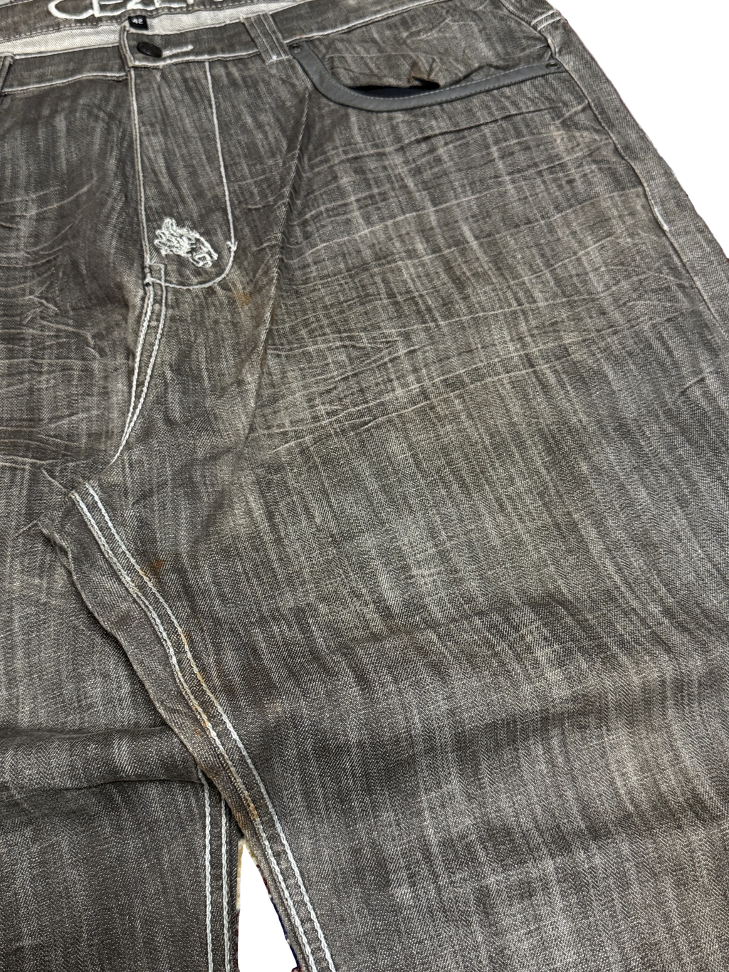 [V1094] Vintage y2k Cezer graue baggy jeans