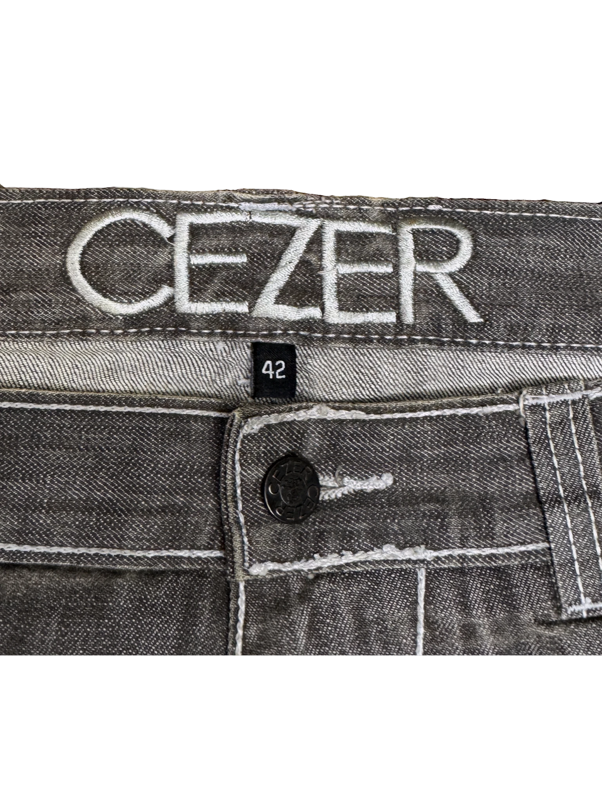 [V1094] Vintage y2k Cezer graue baggy jeans