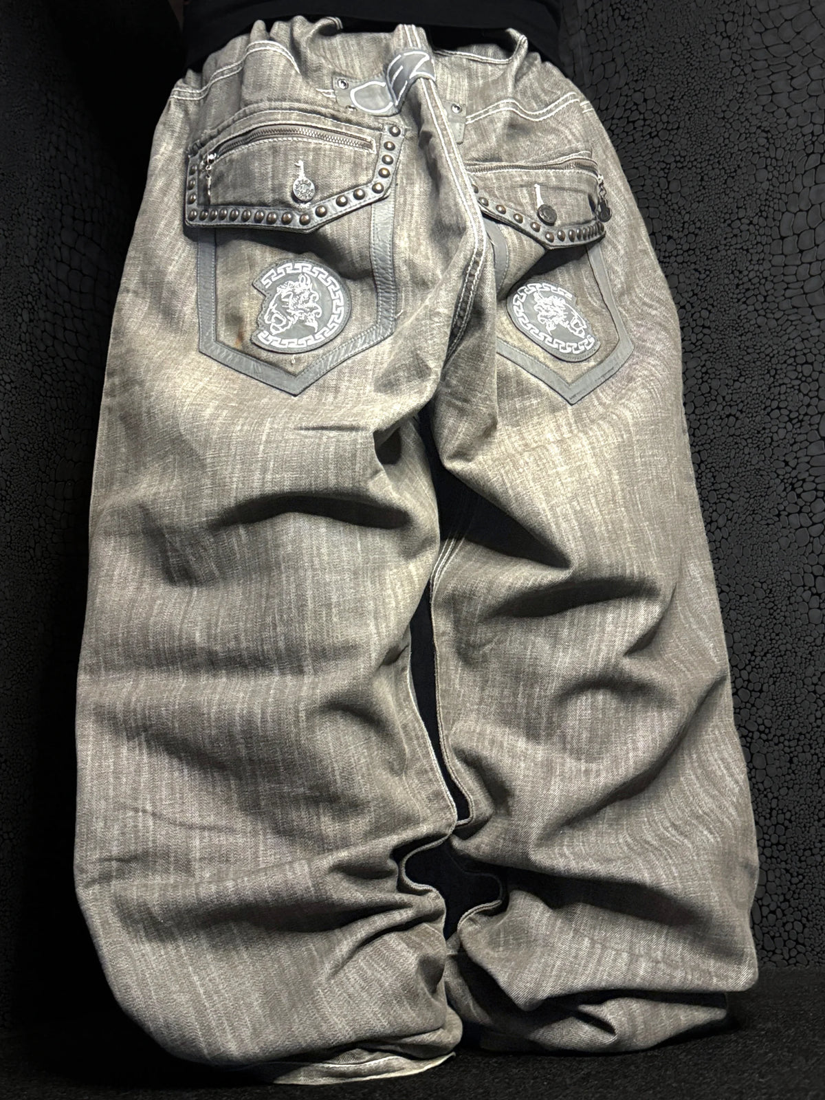 [V1094] Vintage y2k Cezer graue baggy jeans