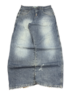 [V1099] Vintage y2k Doggdeco blaue baggy jeans