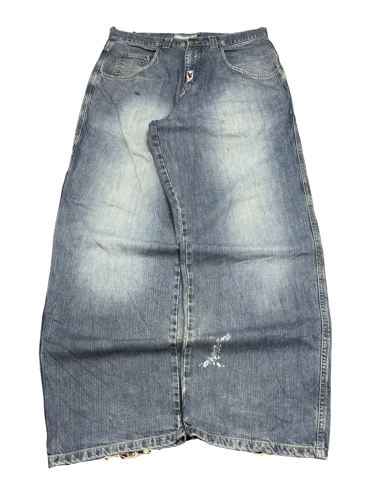 [V1099] Vintage y2k Doggdeco blaue baggy jeans