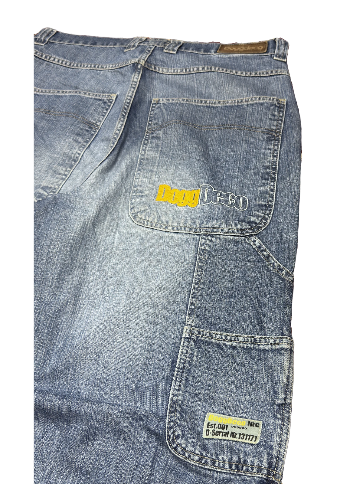 [V1099] Vintage y2k Doggdeco blaue baggy jeans