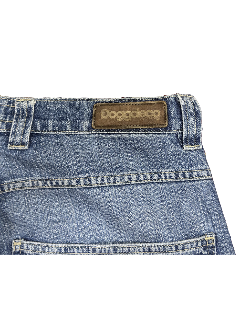 [V1099] Vintage y2k Doggdeco blaue baggy jeans