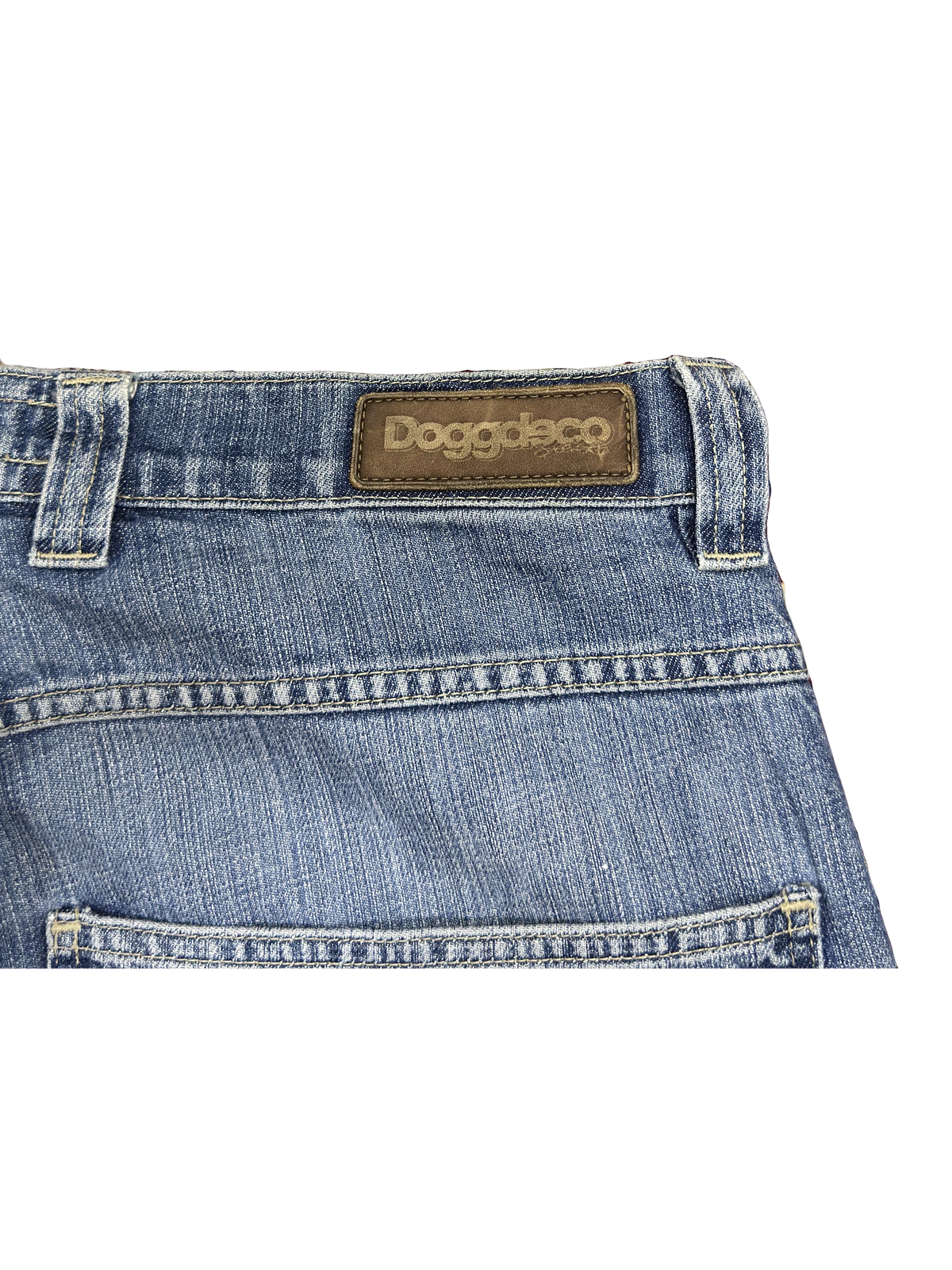 [V1099] Vintage y2k Doggdeco blaue baggy jeans