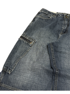 [V1100] Vintage y2k Ecko blaue baggy jeans