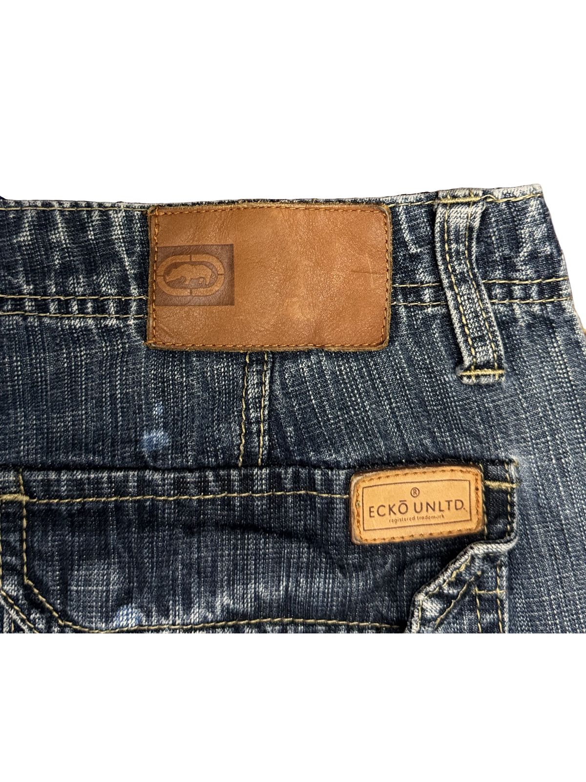 [V1100] Vintage y2k Ecko blaue baggy jeans