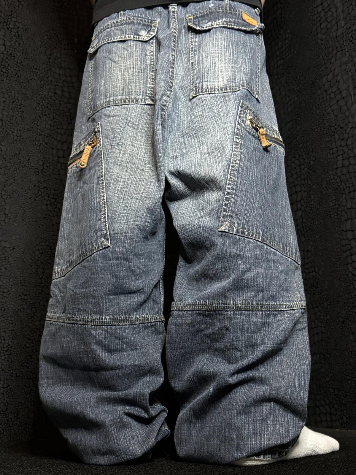[V1100] Vintage y2k Ecko blaue baggy jeans