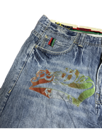 [V1101] Vintage y2k Ecko blaue baggy jeans
