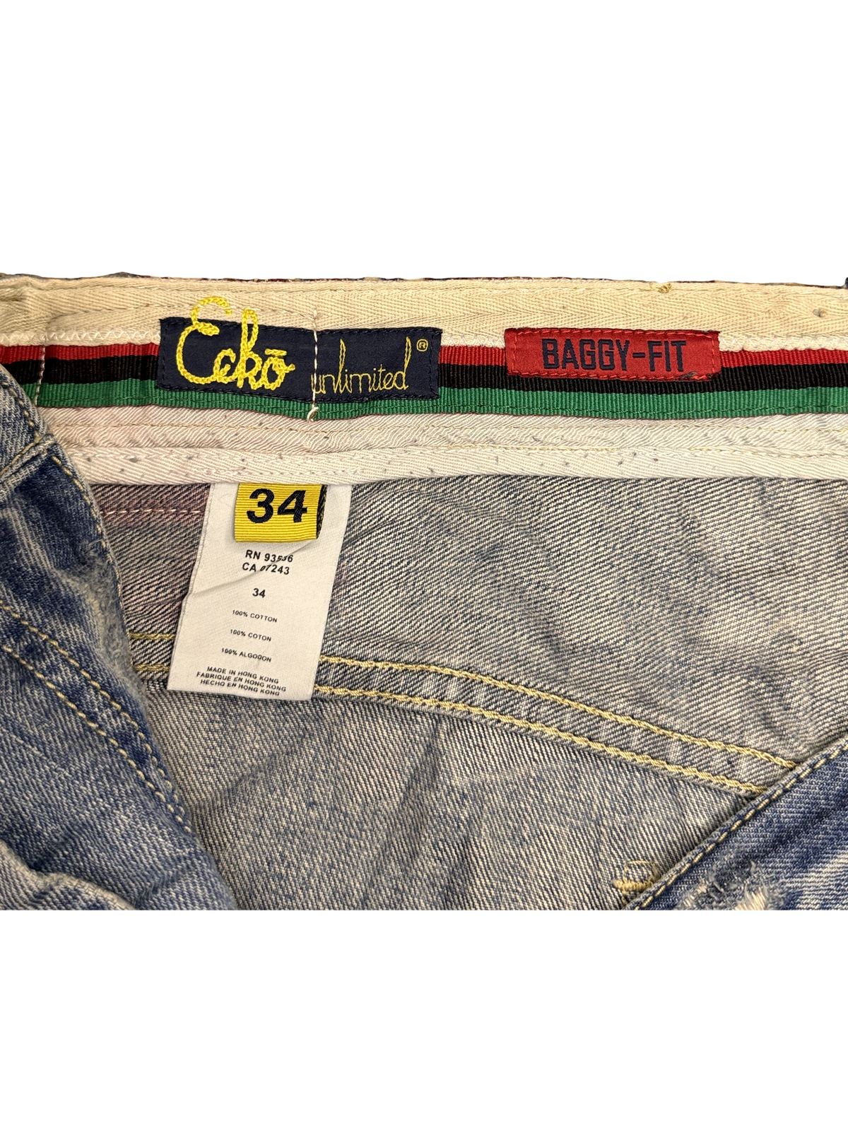 [V1101] Vintage y2k Ecko blaue baggy jeans