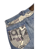 [V1102] Vintage y2k Ecko blaue baggy jeans