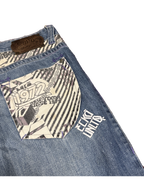 [V1102] Vintage y2k Ecko blaue baggy jeans