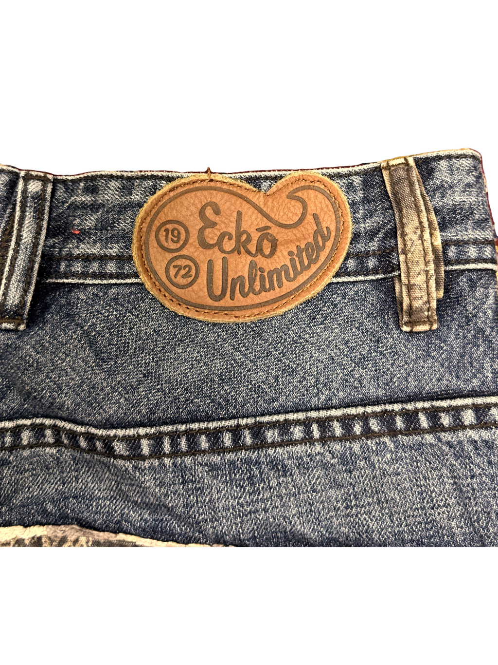 [V1103] Vintage y2k Ecko blaue baggy jeans