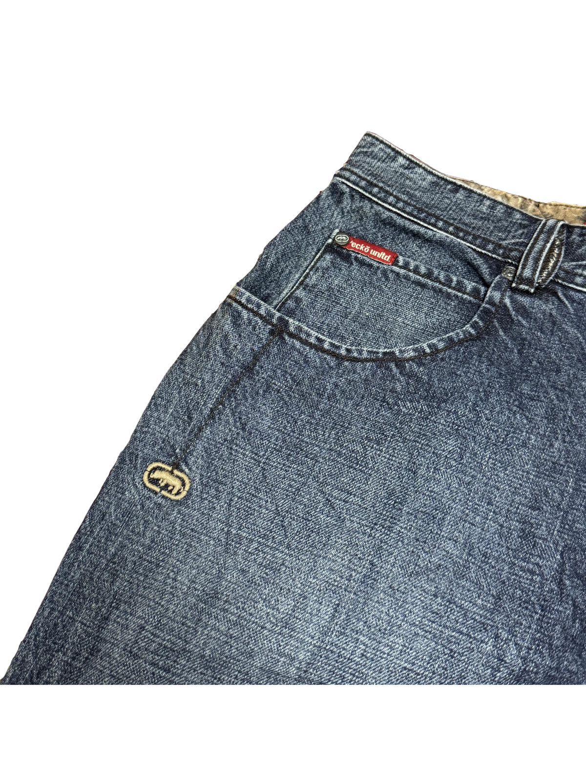 [V1103] Vintage y2k Ecko blaue baggy jeans