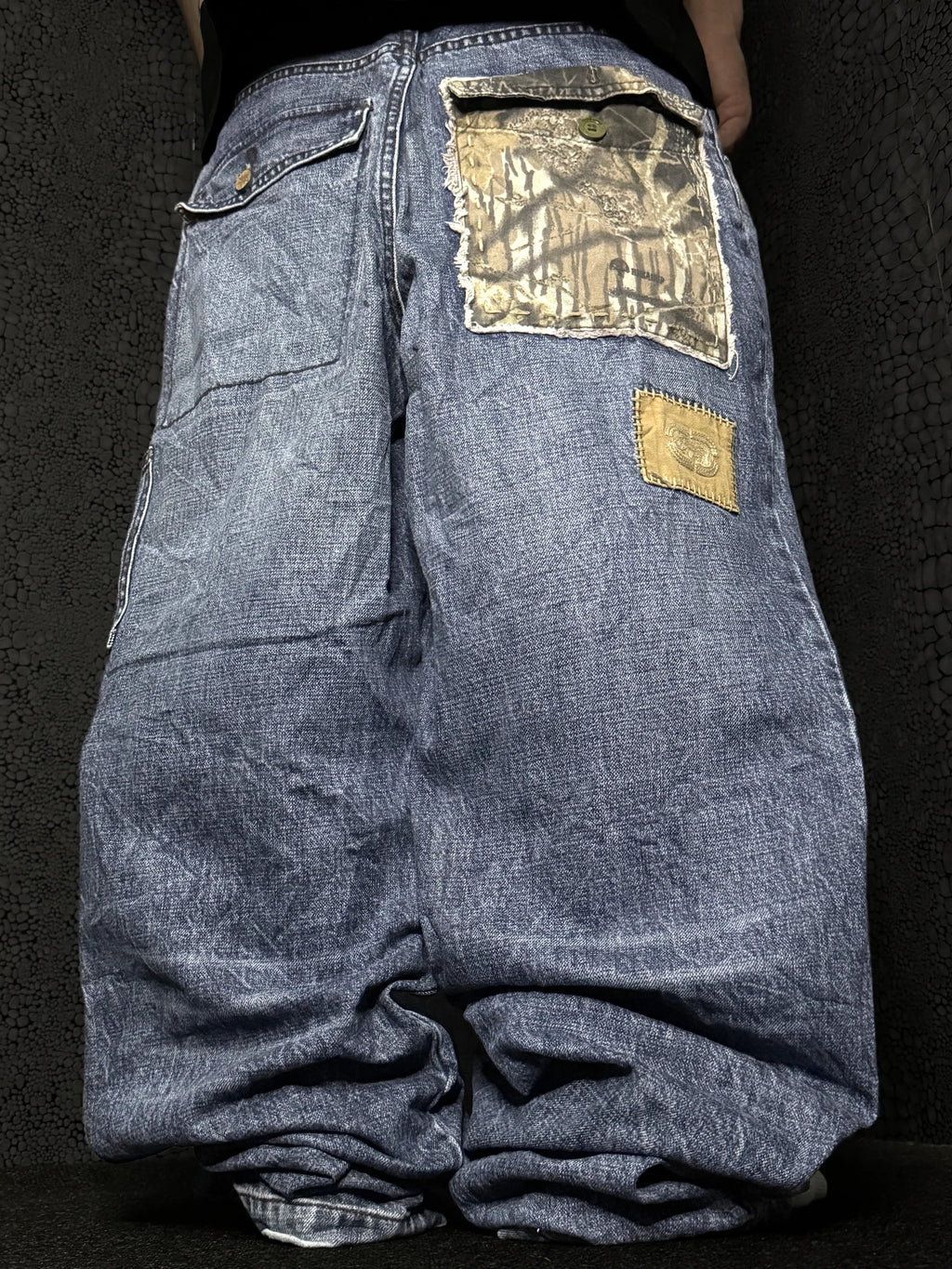 [V1103] Vintage y2k Ecko blaue baggy jeans