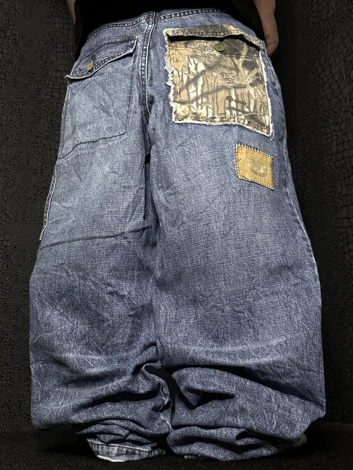 [V1103] Vintage y2k Ecko blaue baggy jeans