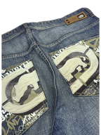 [V1105] Vintage y2k Ecko blaue baggy jeans