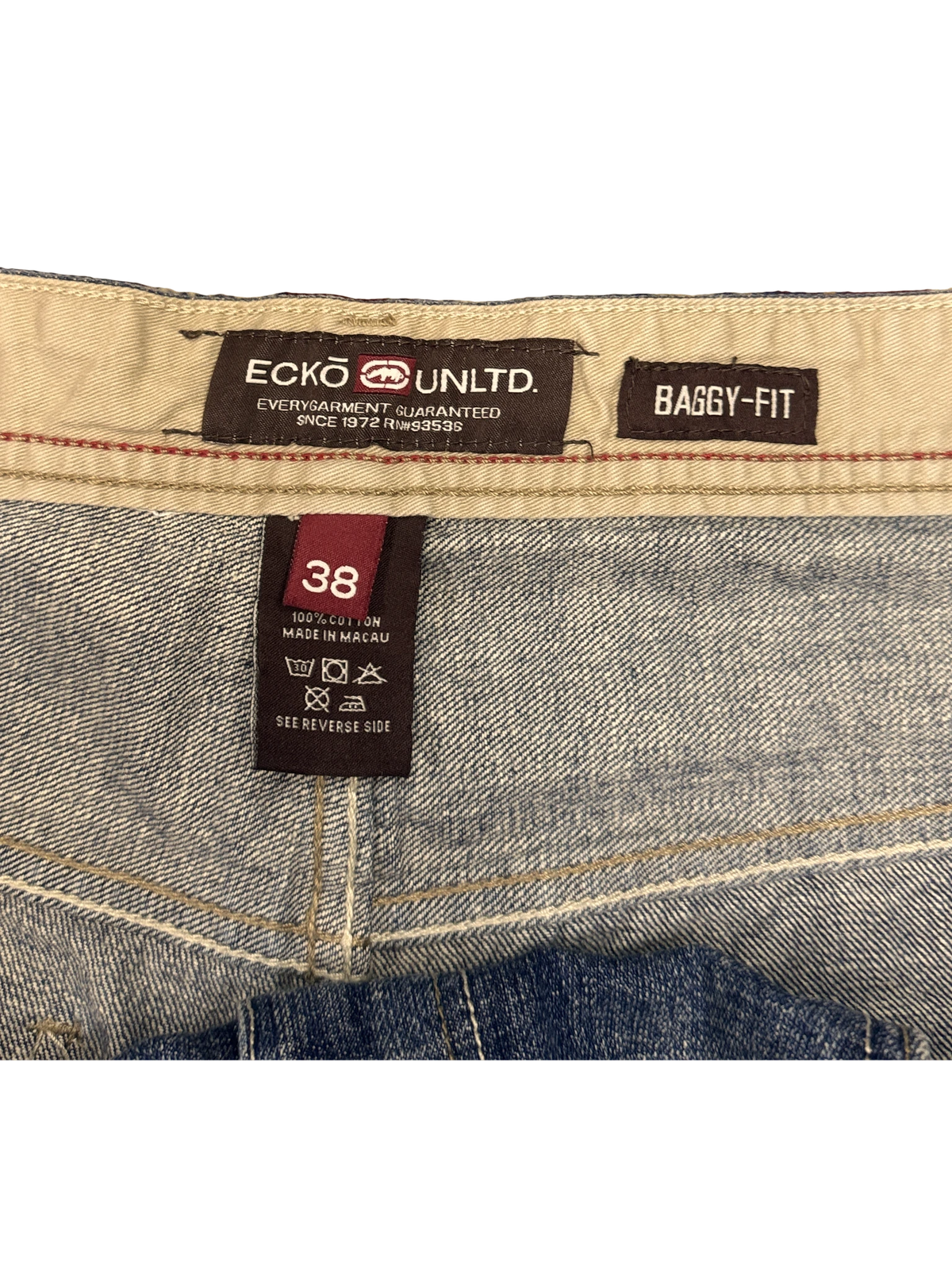 [V1105] Vintage y2k Ecko blaue baggy jeans
