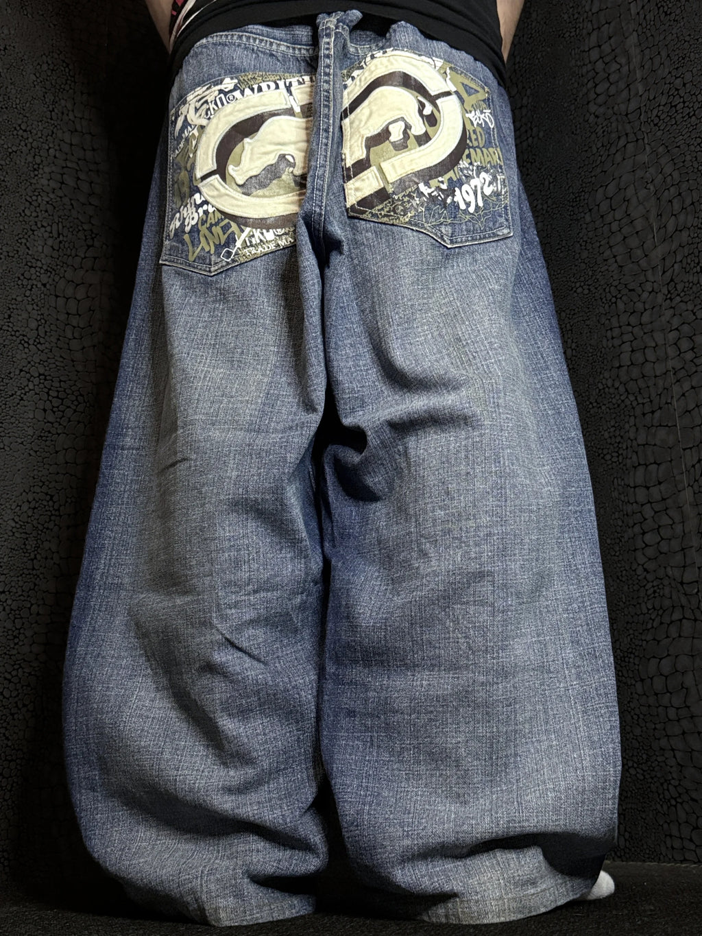 [V1105] Vintage y2k Ecko blaue baggy jeans