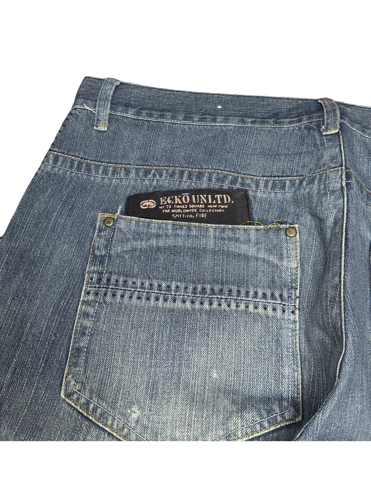 [V1106] Vintage y2k Ecko blaue baggy jeans
