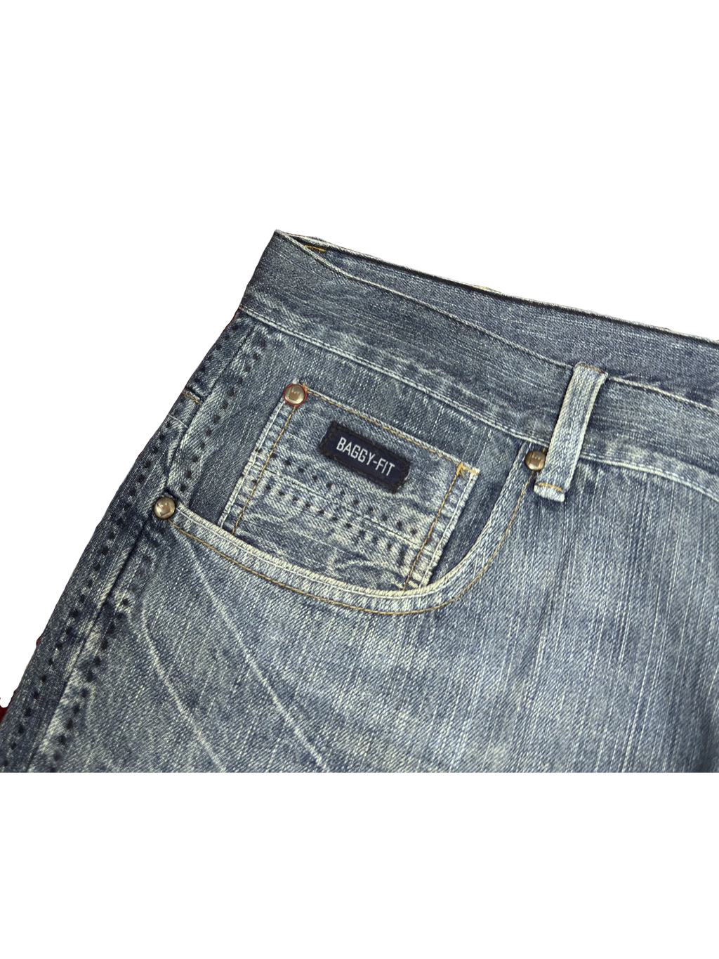 [V1106] Vintage y2k Ecko blaue baggy jeans