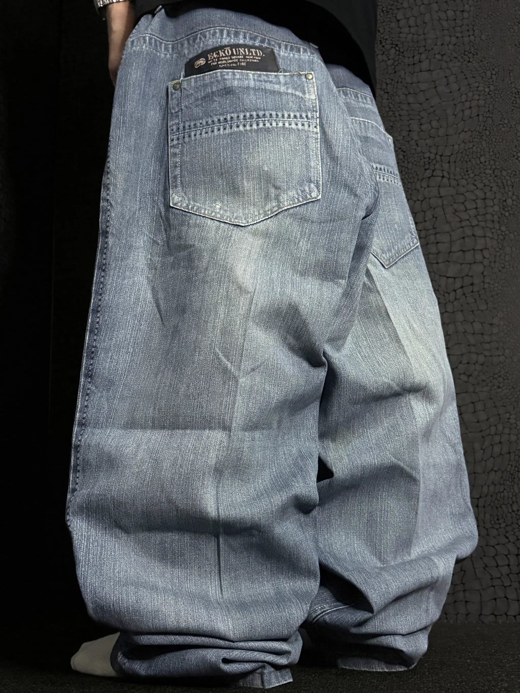 [V1106] Vintage y2k Ecko blaue baggy jeans