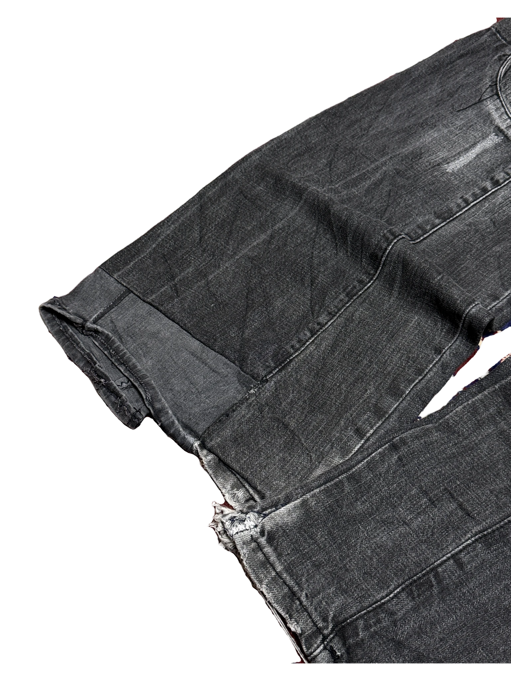 [V1107] Vintage y2k El Petro Verde schwarze baggy jeans