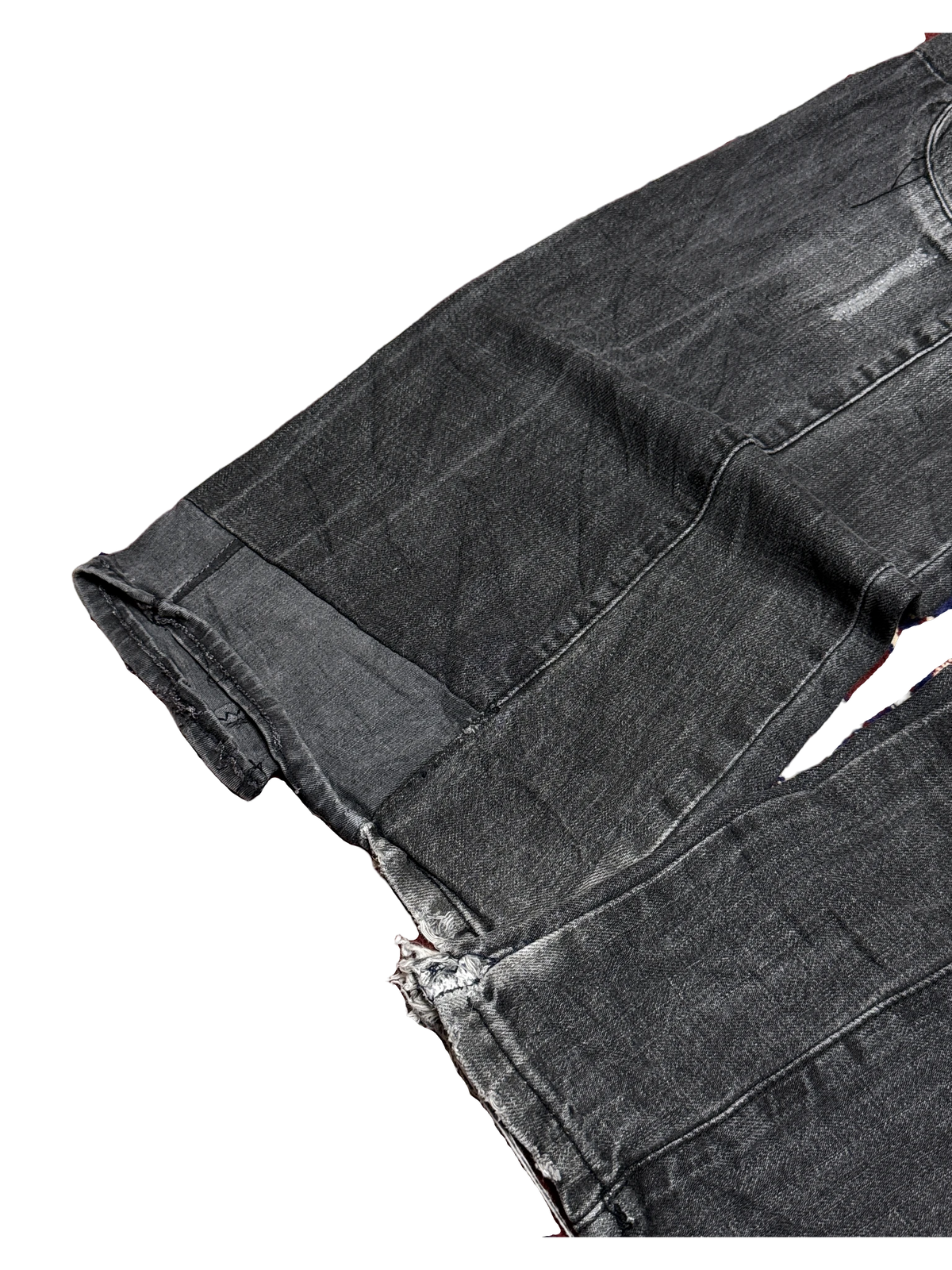 [V1107] Vintage y2k El Petro Verde schwarze baggy jeans