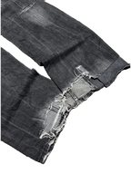 [V1107] Vintage y2k El Petro Verde schwarze baggy jeans