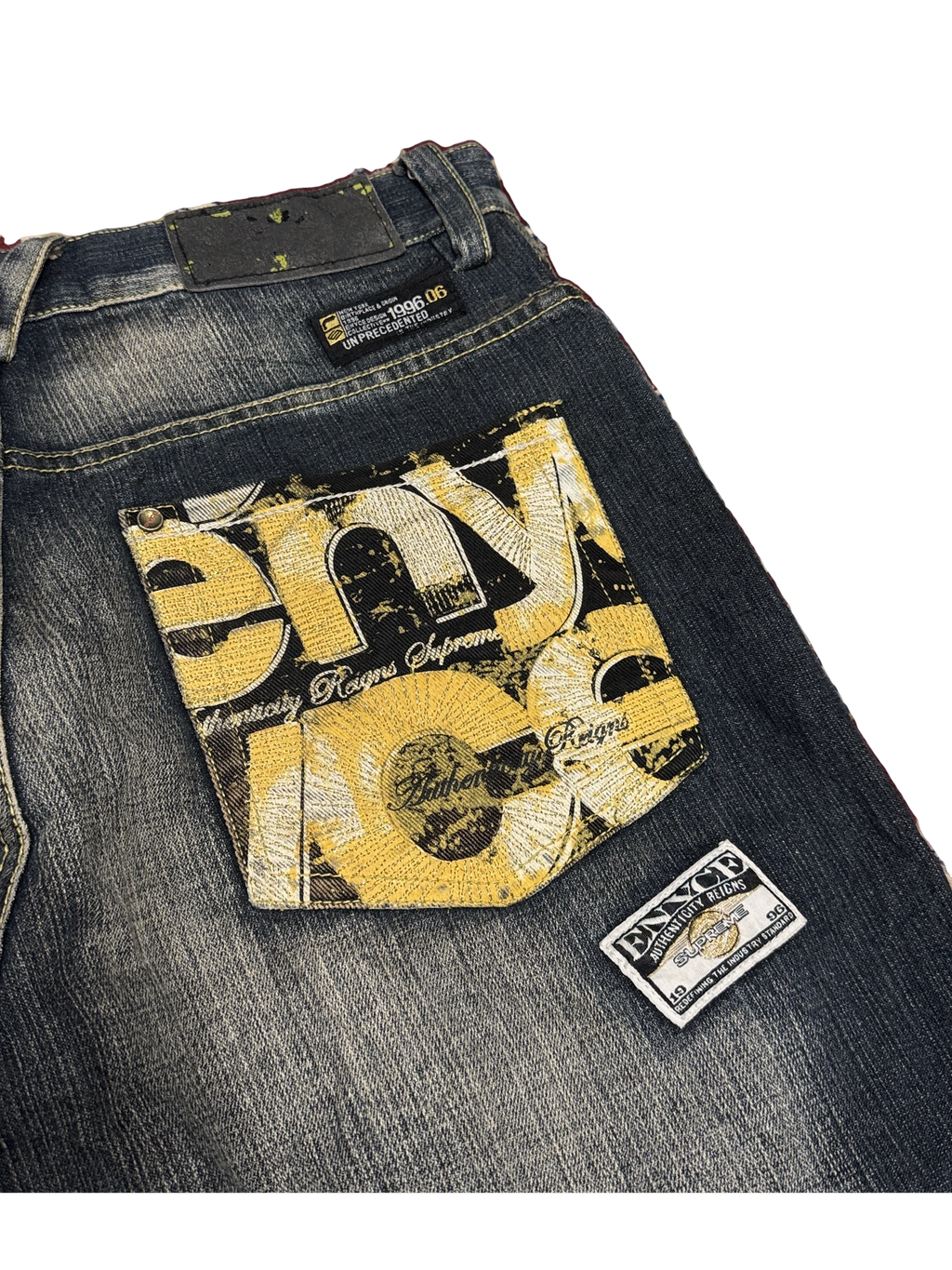 [V1108] Vintage y2k Enyce blaue baggy jeans