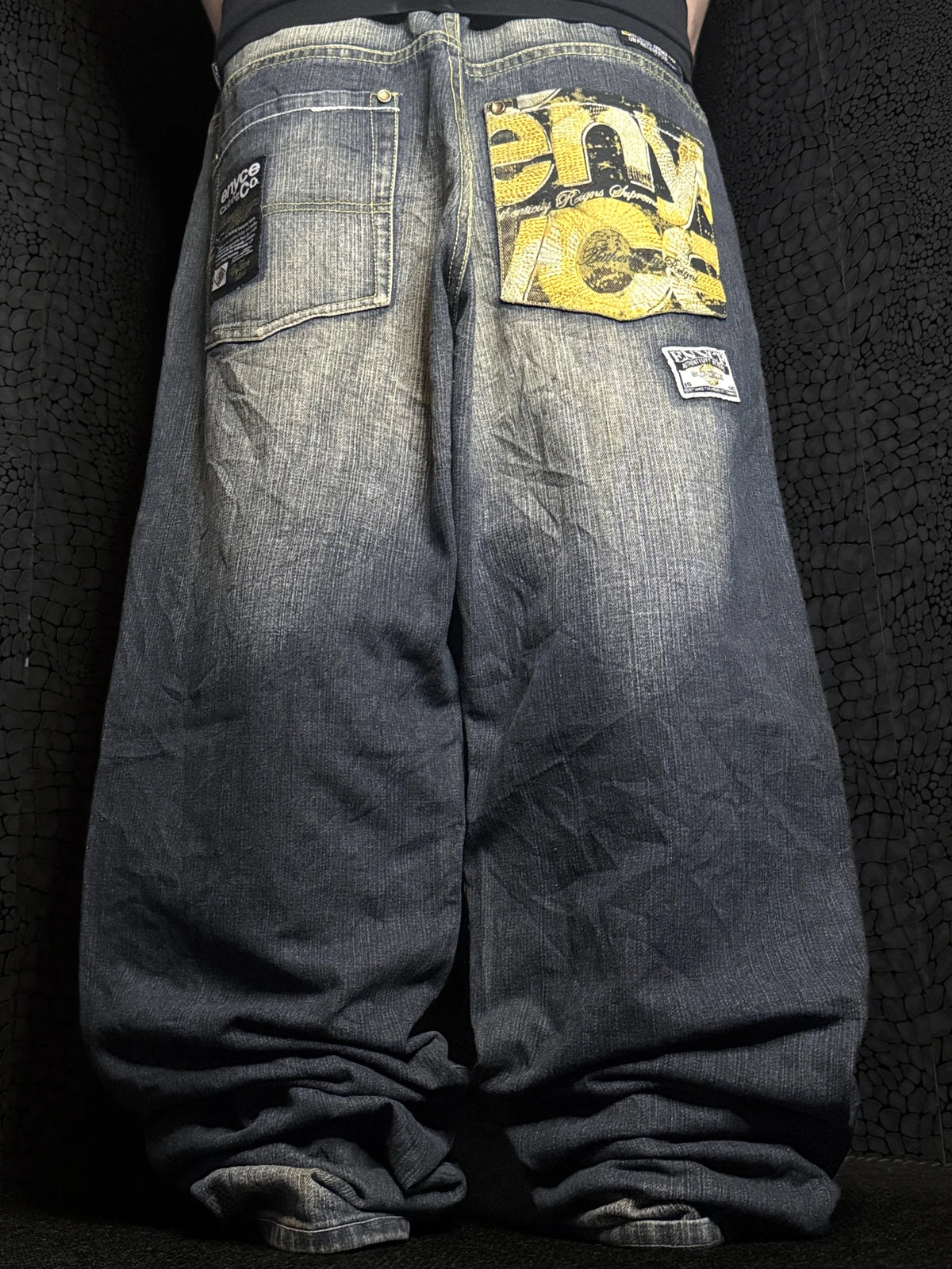[V1108] Vintage y2k Enyce blaue baggy jeans