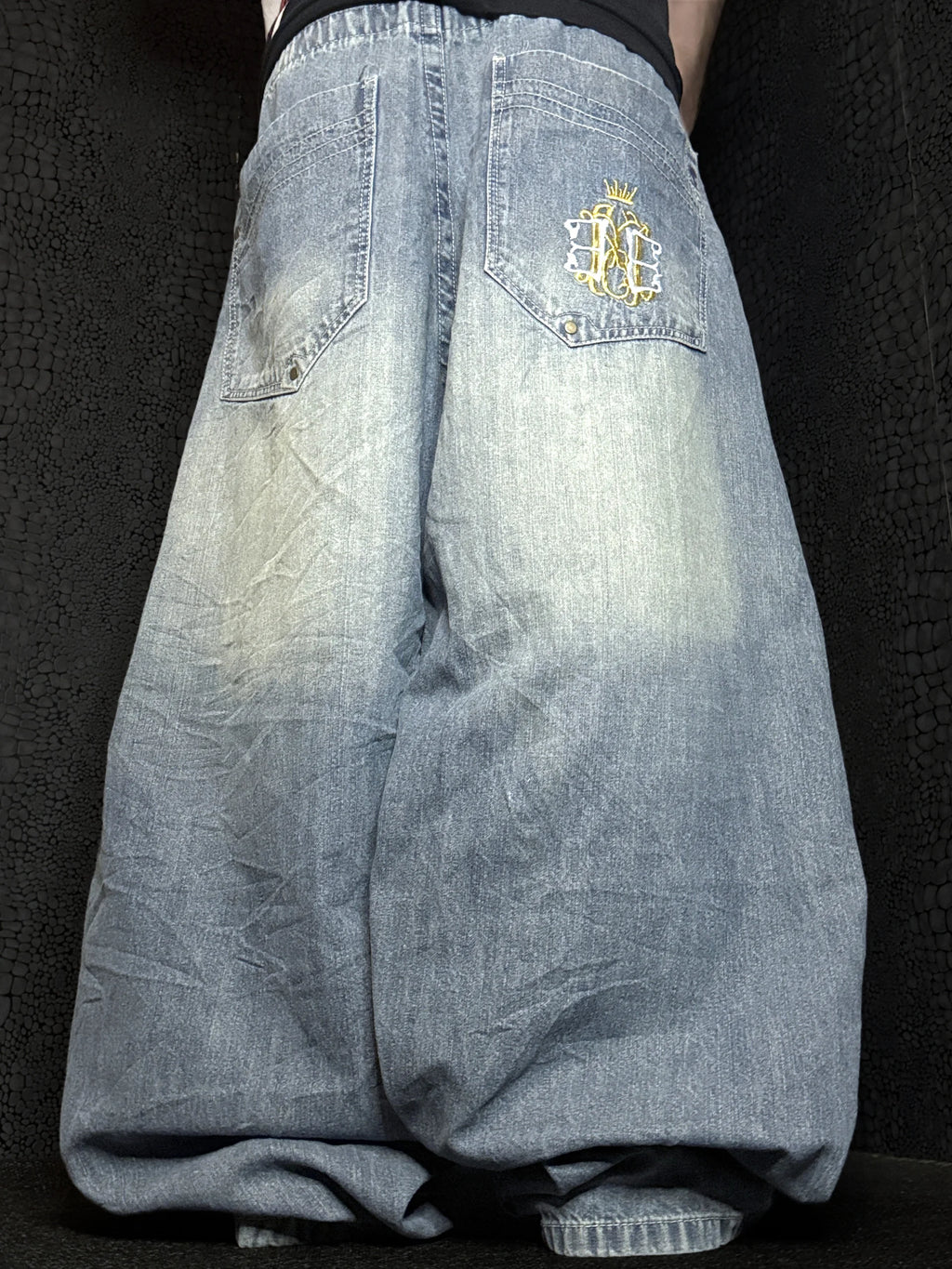 [V1109] Vintage y2k Enyce blaue baggy jeans