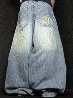 [V1109] Vintage y2k Enyce blaue baggy jeans