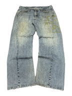 [V1110] Vintage y2k Eveilastiniide blaue baggy jeans