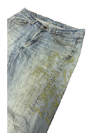 [V1110] Vintage y2k Eveilastiniide blaue baggy jeans