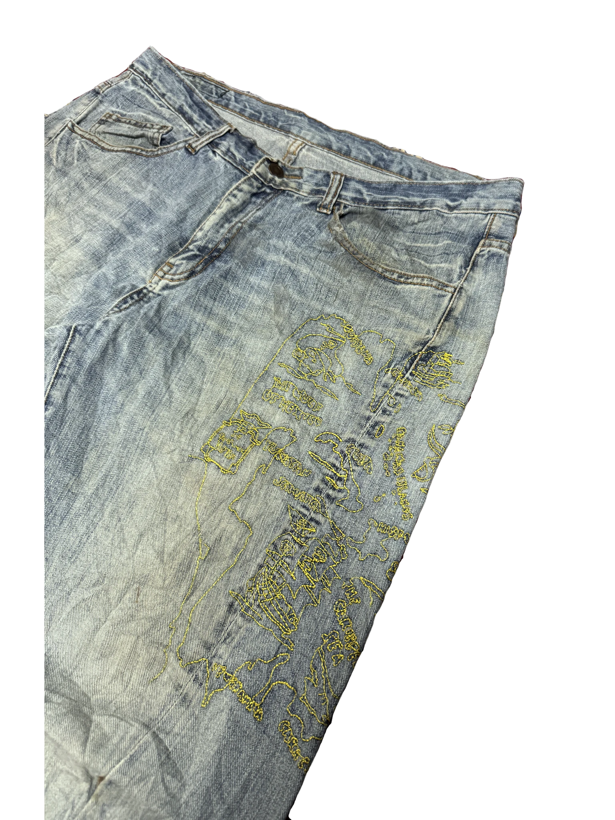 [V1110] Vintage y2k Eveilastiniide blaue baggy jeans
