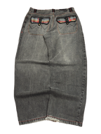 [V1111] Vintage y2k Evolution graue baggy jeans
