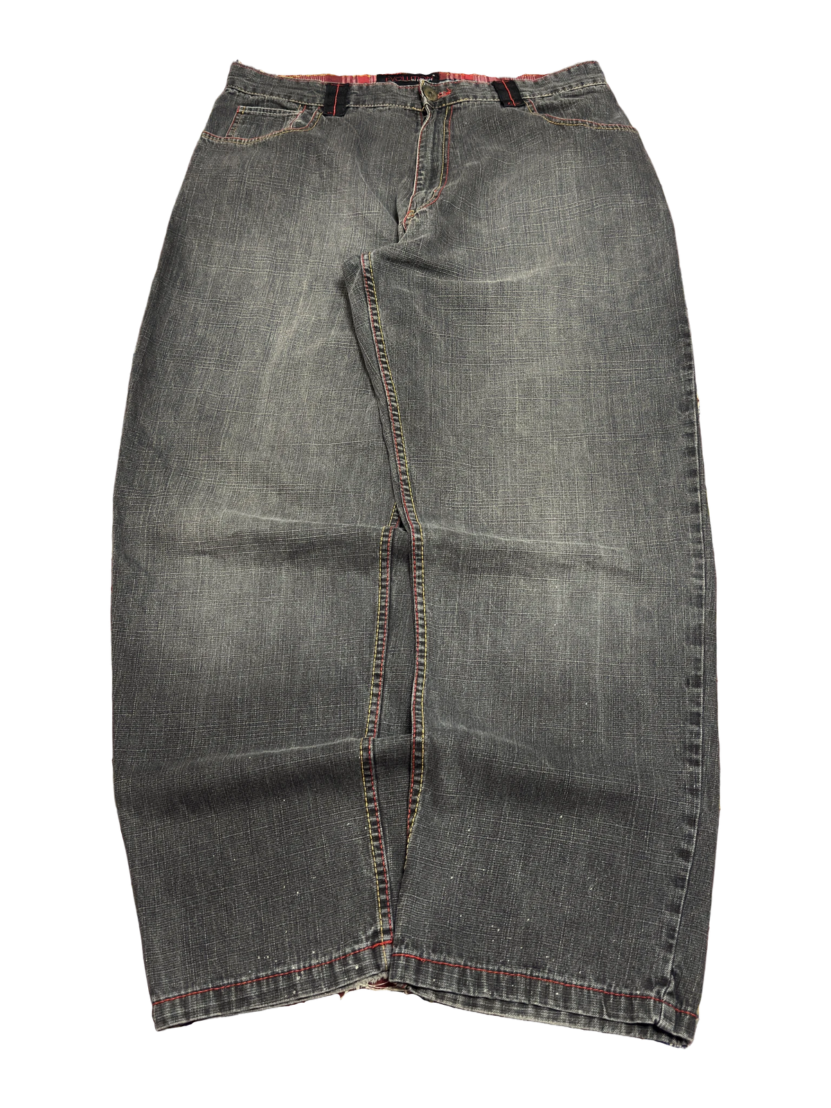 [V1111] Vintage y2k Evolution graue baggy jeans